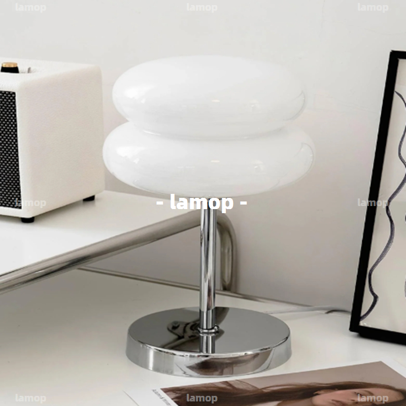 Lighting Decor Room - Lámpara de Mesa Bauhaus Cream-Globe, Estilo