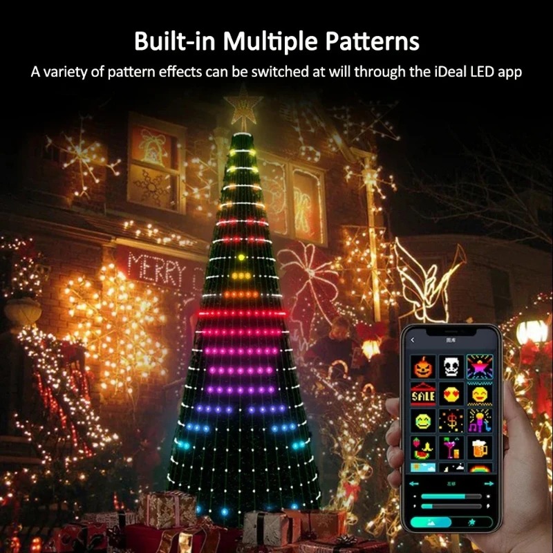 Home Lighting And Decor - Luces de Árbol de Navidad con