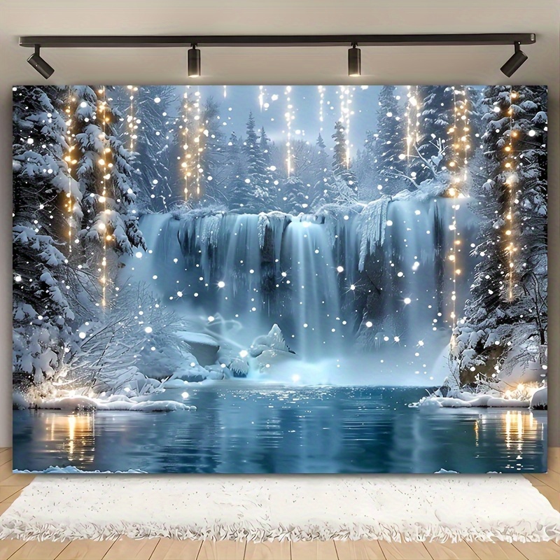 Elements Lighting Decor - Tela de fondo de fantasía navideña: