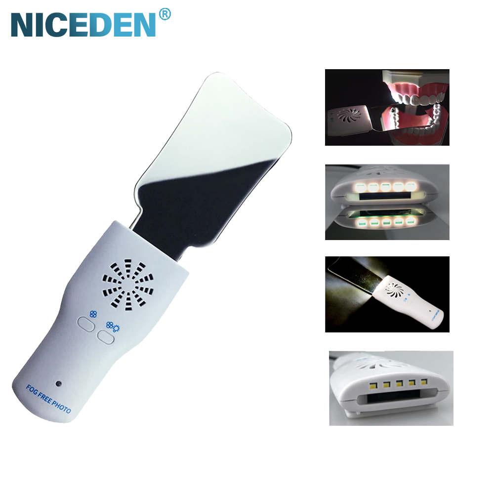 Lighting Gallery - Juego de espejo antiniebla Dental, Reflector