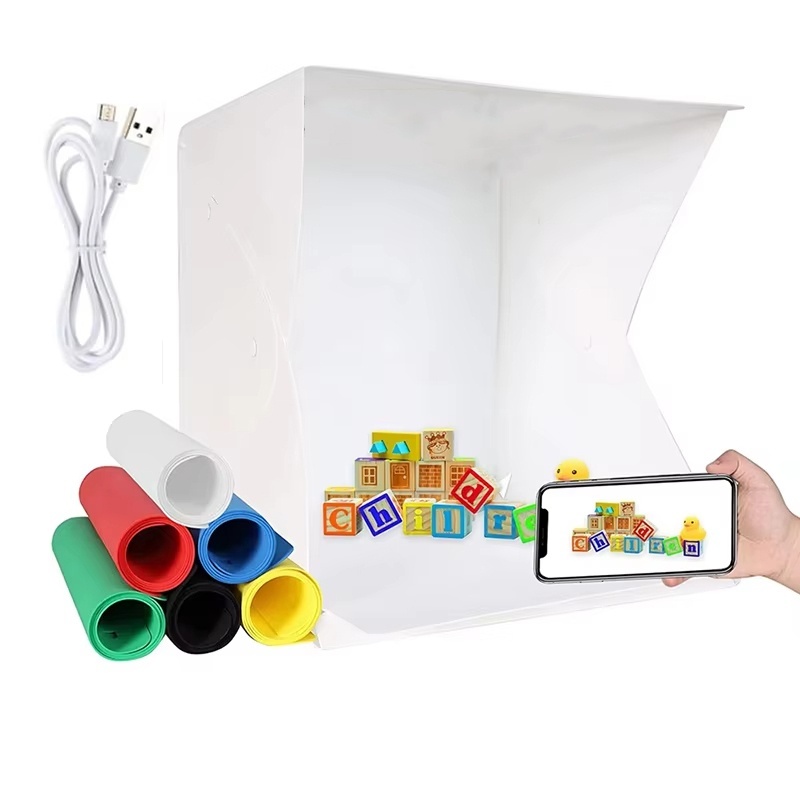 Lighting Gallery - Caja de luz plegable portátil para