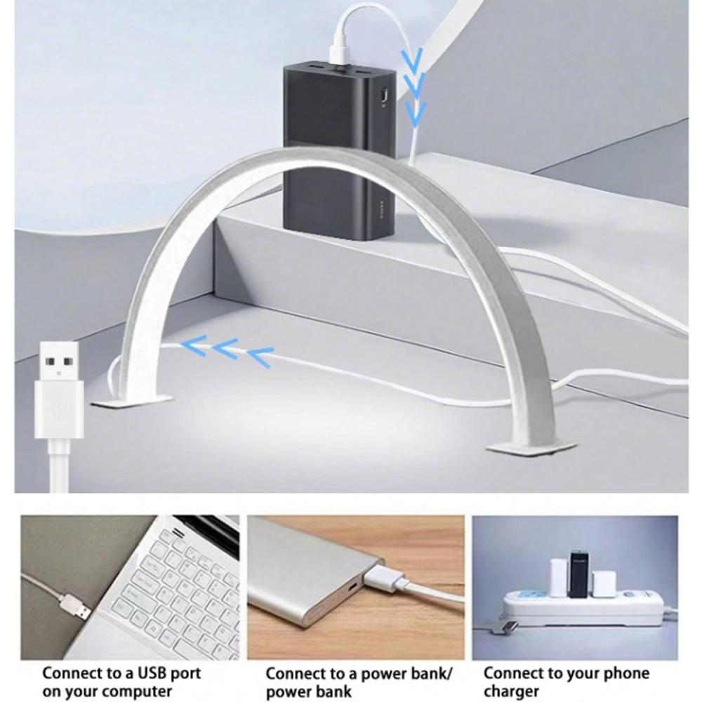 Led Moon Lamp - Lámpara de uñas LED USB 5V