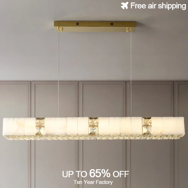 Elements Lighting Decor - Candelabro LED moderno dorado y negro