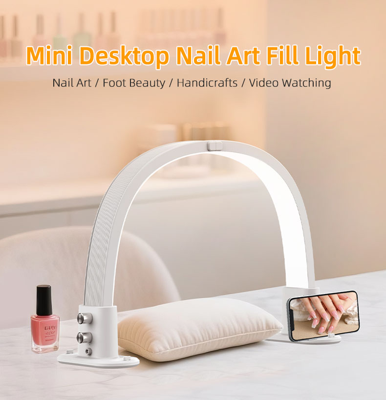 Mini media luna manicura relle - Led Moon Lamp reseña y precio