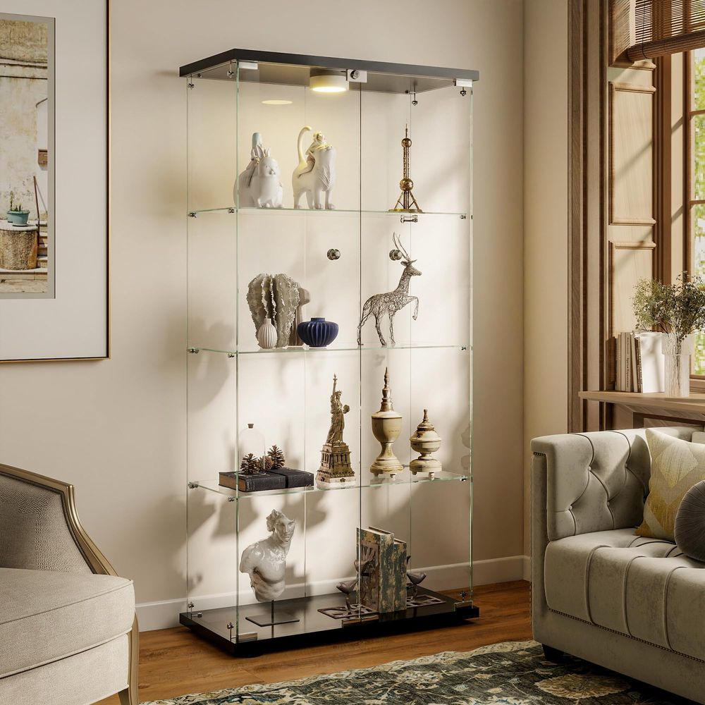 Vitrina con Luces LED y Cerrad - Lighting & Home Decor Studio Photos reseña y precio