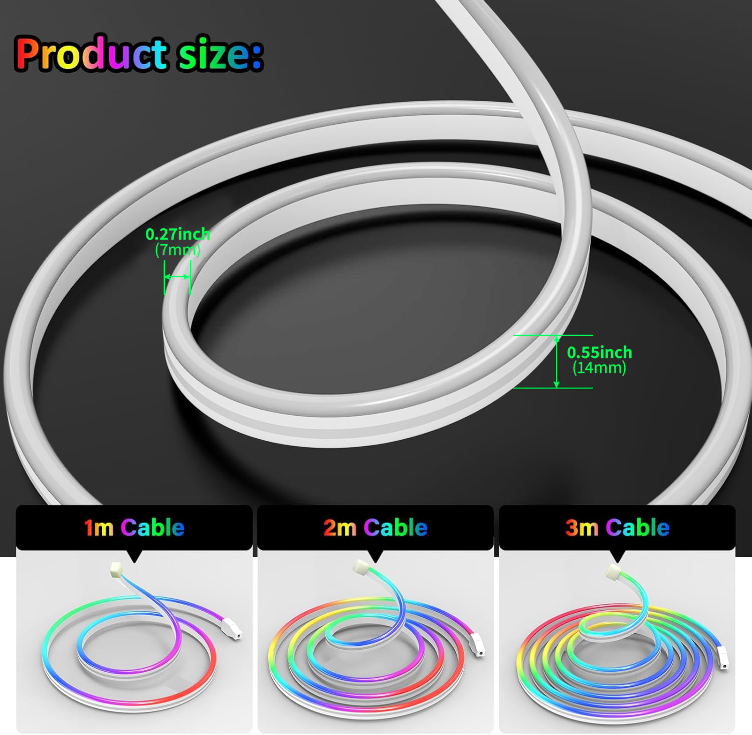 Tira de Luces LED RGBIC Flexib - Lighting & Home Decor Studio Photos reseña y precio