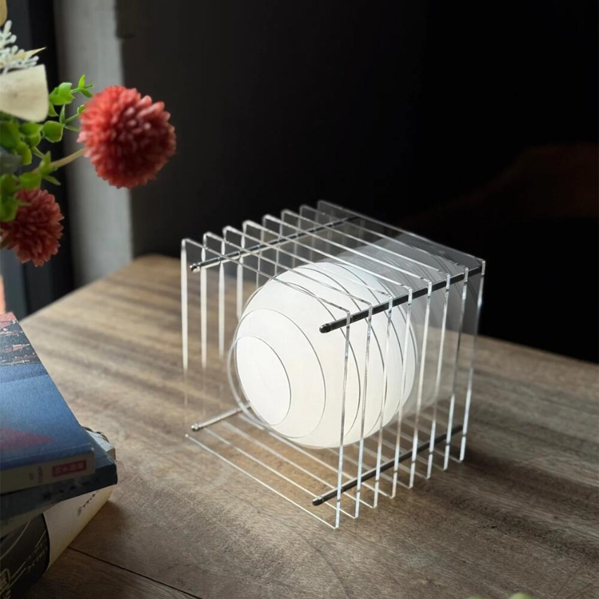 Lámpara de acrílico DIY de mil - Home Lighting And Decor reseña y precio