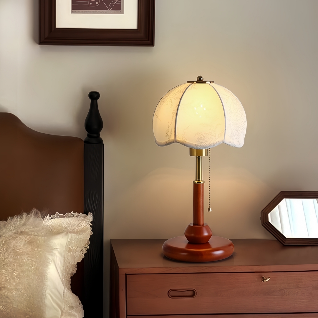 Lámpara de Mesa Vintage con Fo - Home Lighting And Decor reseña y precio