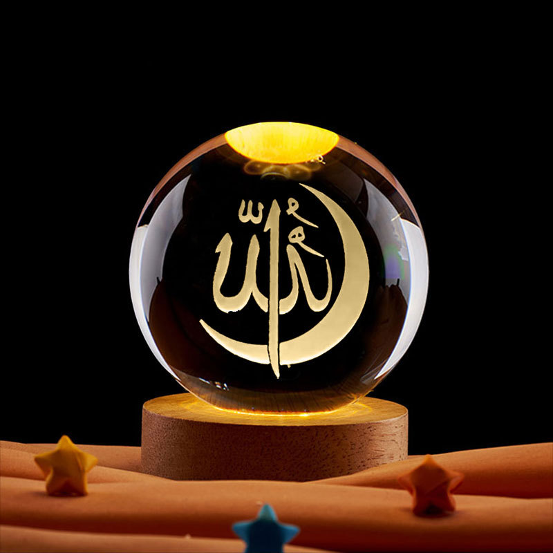 Decoración de Ramadán, bola de - Led Moon Lamp reseña y precio