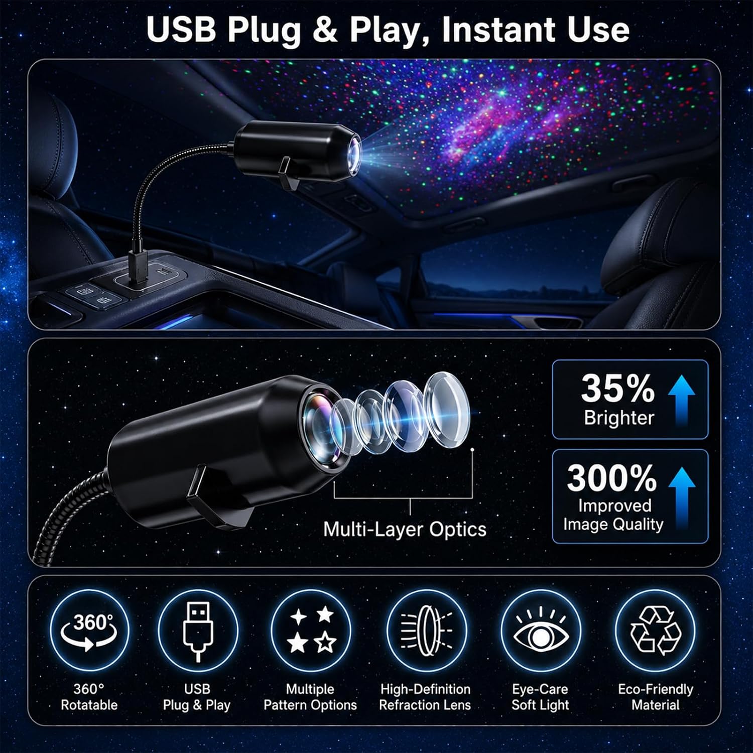Lámpara Proyector LED de Cielo - Led Moon Lamp reseña y precio